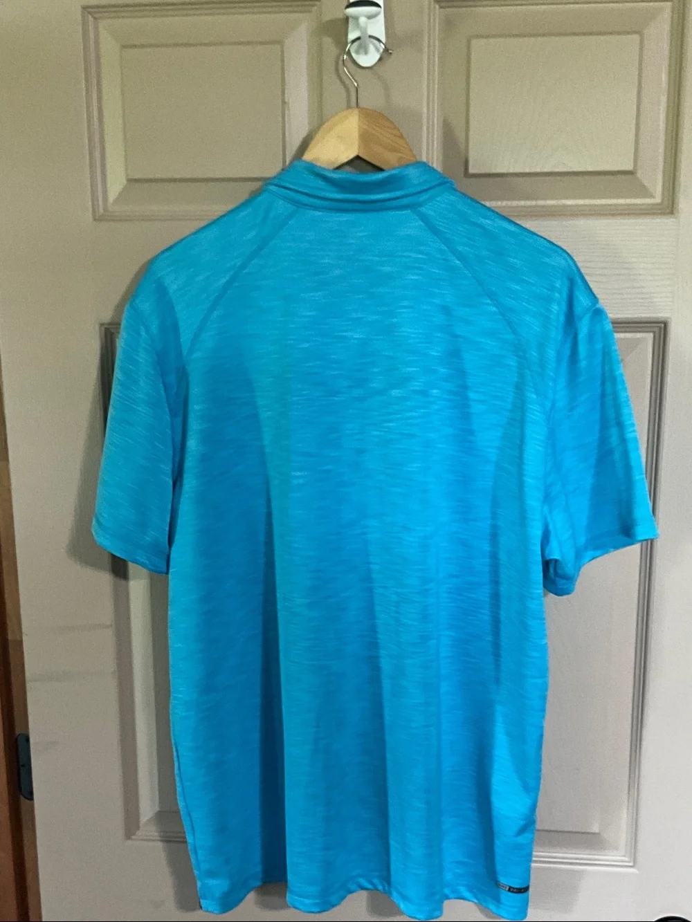 Hurley Men's Teal Blue Heather Polo Shirt